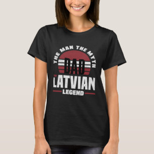 Tag der lettischen Flagge T-Shirt