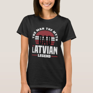 Tag der lettischen Flagge T-Shirt