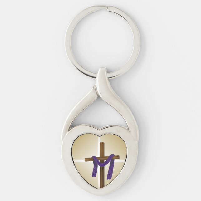 Tag der Lila Wiederauferstehung des Osters Schlüsselanhänger (Vorderseite)