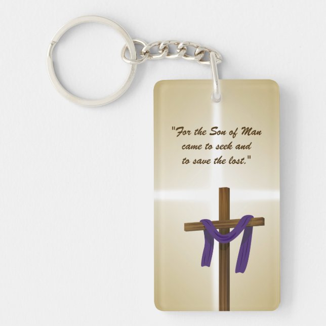 Tag der Lila Wiederauferstehung des Osters Schlüsselanhänger (Vorderseite)