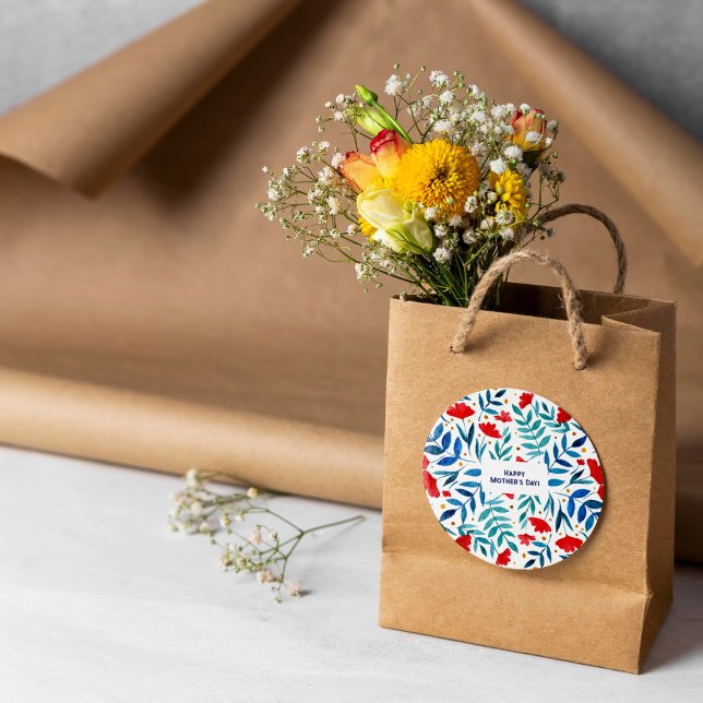 Tag der Magischen Gartenmutter Runder Aufkleber (Von Creator hochgeladen)