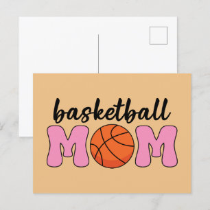 Tag der Mama Basketball Feiertagspostkarte