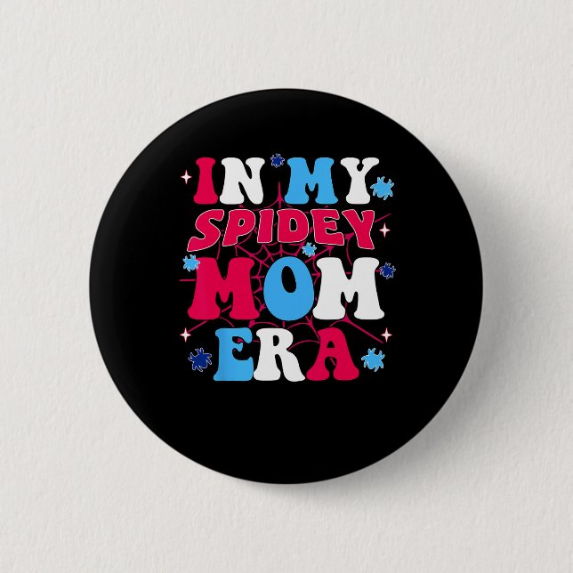 Tag der Mama meiner Spideen Button (Vorderseite)