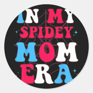 Tag der Mama meiner Spideen Runder Aufkleber