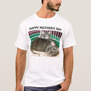 TAG DER MAMA-UND BABY-RATTEN-DER GLÜCKLICHE MUTTE T-Shirt