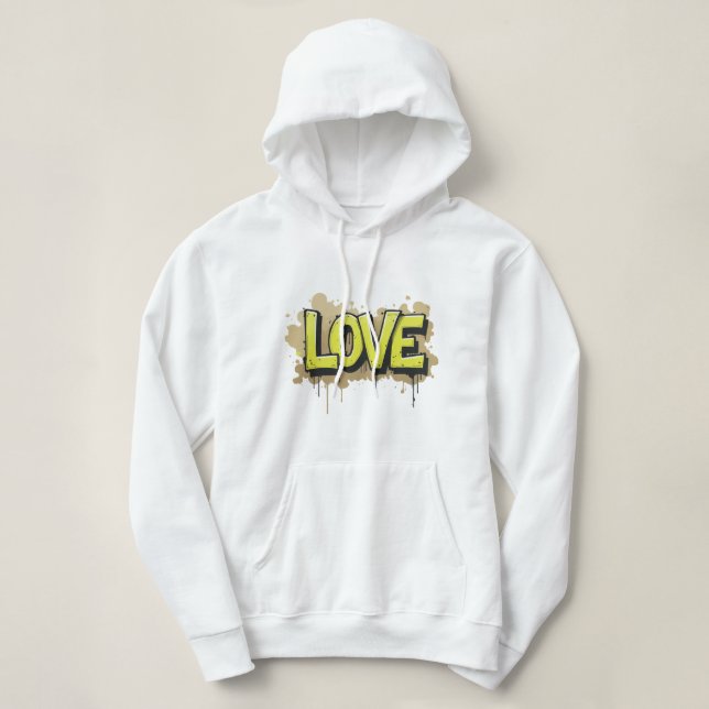 Tag der monochromen Liebe Hoodie (Design vorne)