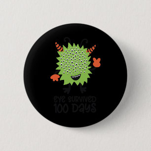 Tag der Monster Boys Kinder Auge überlebte 100 D Button