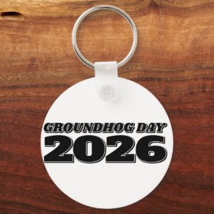 Tag der Murmeltier 2026 Schlüsselanhänger