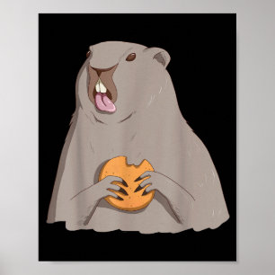 Tag der Murmeltier-Geschenke Lustiger Woodchuck-Sh Poster