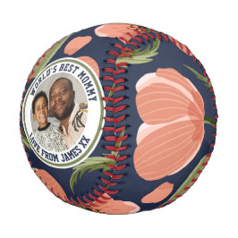 Tag der Mütter des personalisierten Mohnmusters im Baseball