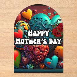 Tag der Mütter, die die Familie behalten Acryleinladungen