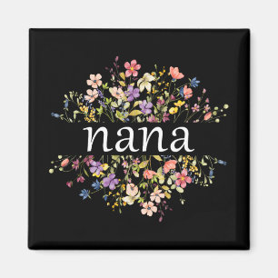 Tag der Mütter für Oma Wildblume Blumenfrauen#39 Magnet