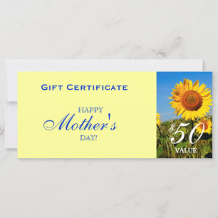 Tag der Mutter mit Sonnenblumen