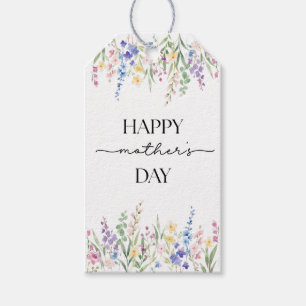 Tag der Mutter mit Wasserfarben individuell anpass Geschenkanhänger