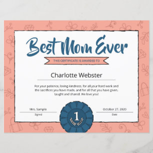 Tag der Mutter-Tag-Prämie für beste Mama je Mutter