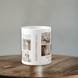 Tag der Neuen Väter | 6 FotoCollage Kaffeetasse