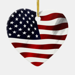 Tag der patriotischen Unabhängigkeit der amerikani Keramik Ornament