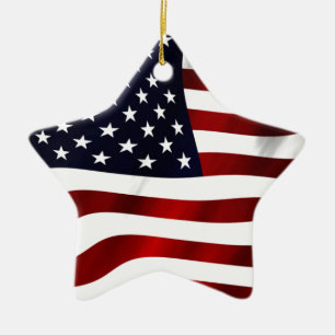 Tag der patriotischen Unabhängigkeit der amerikani Keramik Ornament