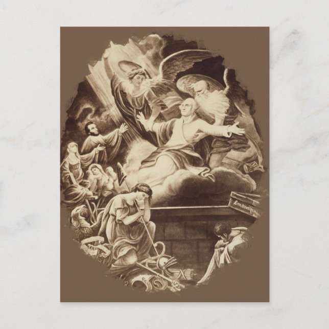 Tag der Präsidenten Washington und Lincoln Postkarte (Vorderseite)