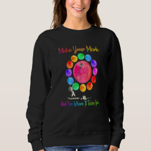 Tag der Punkte, hinterlasse deine Spuren und sieh, Sweatshirt