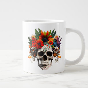 Tag der Rose des Toten Zuckerschädels Jumbo-Tasse