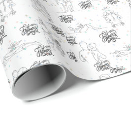 Tag der schönen Kunstväter Geschenkpapier