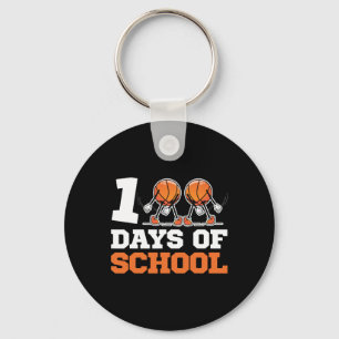 Tag der Schule Basketball Kinder 100 Tage der Schu Schlüsselanhänger