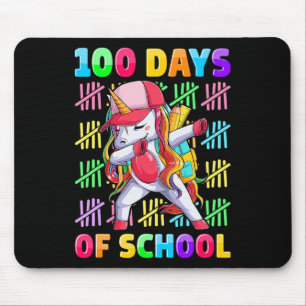 Tag der Schule Einhorn für Mädchen Kinder glücklic Mousepad