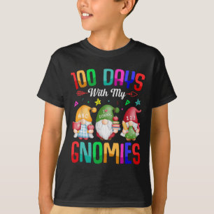 Tag der Schule Gnome Lehrer Schüler 100 Tage Sma T-Shirt