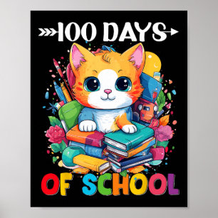 Tag der Schule Niedliche Katze Geschenke Kitty Ges Poster