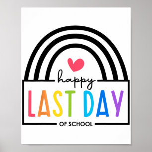 Tag der Schule Shirt Schule Abschluss Geschenke fü Poster