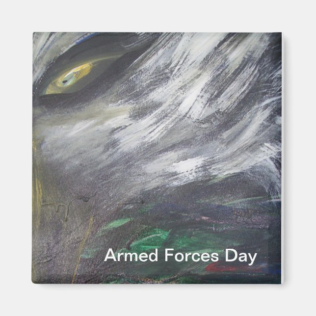 Tag der Streitkräfte Magnet (Vorne)