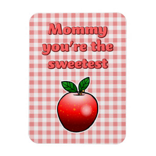 Tag der süßesten Red Apple Mütter Magnet