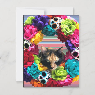Tag der Todeskatze Feiertagskarte