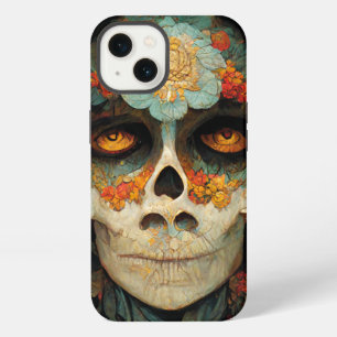 Tag der Toten 1 Fantasy-Totenkopf iPhone 13 Hülle