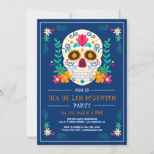Tag der Toten, Dia de Los Muertos Party laden 2 ei Einladung