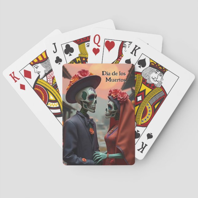 Tag der Toten Dia de los Muertos Spielkarten (Rückseite)