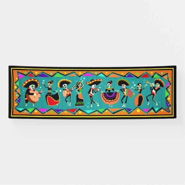 Tag der Toten - Dia De Muertos Banner (Horizontal)