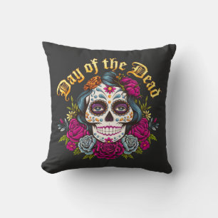 Tag der Toten: Feiern Sie Dia de Los Muertos Kissen