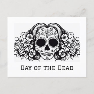 Tag der Toten Feiertagspostkarte