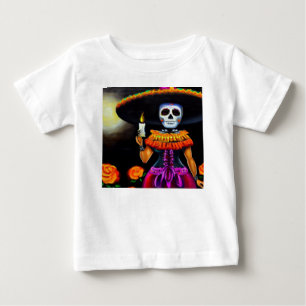 Tag der Toten Frau 2 Baby T-shirt