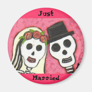 Tag der Toten - gerade verheiratet - Magnet