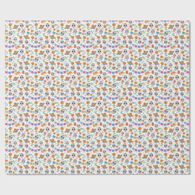 Tag der Toten Geschenkpapier (Flach)