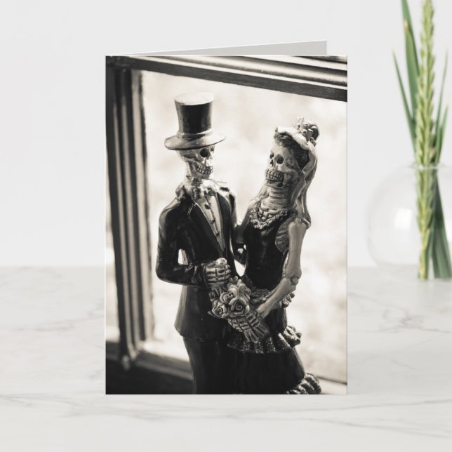 Tag der toten Grußkarte Karte (Vorderseite)