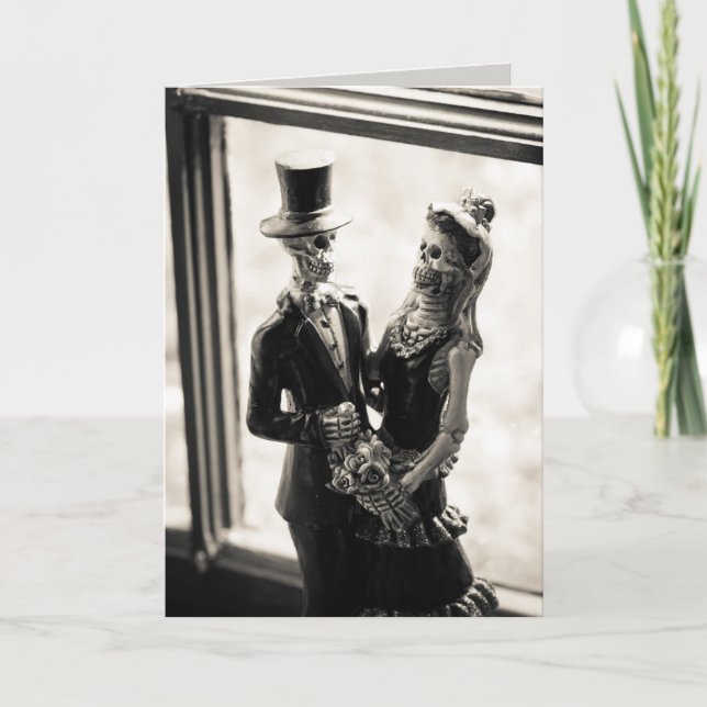 Tag der toten Grußkarte Karte (Vorderseite)