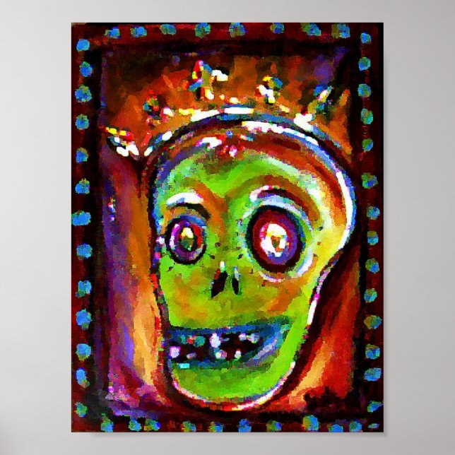 Tag der Toten in Rot Poster (Vorne)