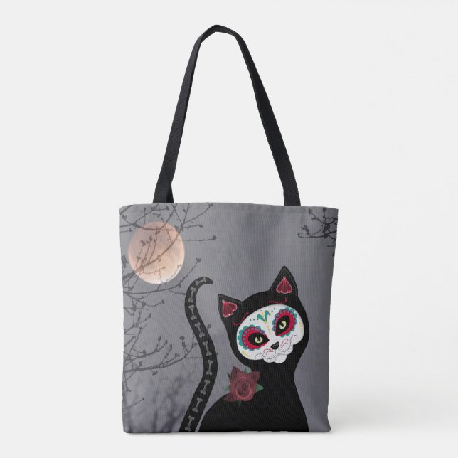 Tag der toten Katzen-Taschen-Tasche (Rückseite)