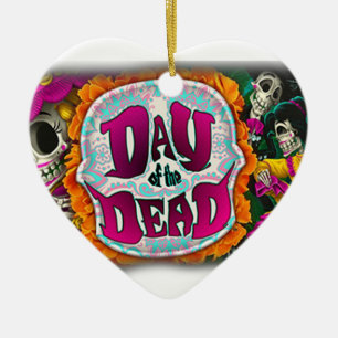 Tag der Toten Keramikornament