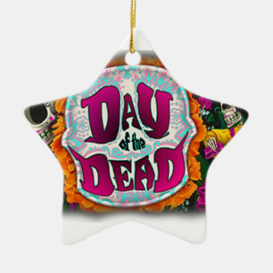 Tag der Toten Keramikornament