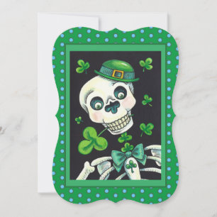 TAG DER TOTEN LEPRECHAUN, ST. TAGESFLÄCHE FEIERTAGSKARTE